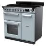 Rangemaster Estel Deluxe Induction Misty Blue Chrome Range Cooker 14981