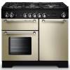 Rangemaster KCH100DFFCRC - 100cm Kitchener Dual Fuel Cream Chrome Range Cooker 98800