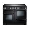 Rangemaster KCH110ECBLC - 110cm Kitchener Electric Ceramic Black Chrome Range Cooker 78860