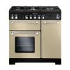 Rangemaster KCH90DFFCRC 90cm Kitchener Dual Fuel Cream Chrome Range Cooker 81440