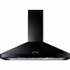 Rangemaster LEIHDC100BC 100cm Black Chrome Chimney Hood 95670