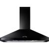 Rangemaster LEIHDC110BB 110cm Black Brass Chimney Hood 89310