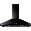 Rangemaster LEIHDC60BC - 60cm Black Chrome Badge Chimney Hood 63090