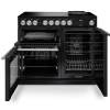 Rangemaster NEX100EIPGBLCM1 Gloss Black range cooker