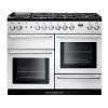 Rangemaster NEX110DFFWHC - 110cm Nexus Dual Fuel White Chrome Range Cooker 106110