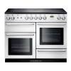 Rangemaster NEX110EIWHC - 110cm Nexus Electric Induction White Chrome Range Cooker 106170