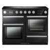 Rangemaster NEX110SOEIBLC - 110cm Nexus Steam Electric Induction Black Chrome Range Cooker 119810