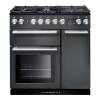 Rangemaster NEX90DFFSLC - 90cm Nexus Dual Fuel Slate Chrome Range Cooker 106120