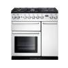 Rangemaster NEX90DFFWHC - 90cm Nexus Dual Fuel White Chrome Range Cooker 106140