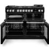 Rangemaster NEXB110DFPGBLCM1 Gloss Black range cooker