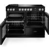 Rangemaster NEXO110EIPCBLCM1 Charcoal Black range cooker
