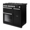 Rangemaster Nexus Charcoal Black Chrome dual fuel cooker