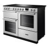 Rangemaster Nexus White Chrome induction cooker