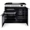Rangemaster Nexus White Chrome induction cooker