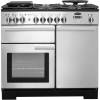 Rangemaster PDL100DFFSSC - 100cm Professional Deluxe Dual Fuel Stainless Steel Chrome Range Cooker 97550