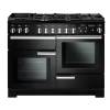 Rangemaster PDL110DFFGBC - 110cm Professional Deluxe Dual Fuel Black Chrome Range Cooker 97520