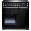 Rangemaster PDL90EIGBC - 90cm Professional Deluxe Electric Induction Black Chrome Range Cooker 97870