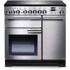 Rangemaster PDL90EISSC - 90cm Professional Deluxe Electric Induction Stainless Steel Chrome Range Cooker 97860