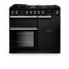 Rangemaster PR100DFPCBL-CM1 100cm Professional Dual Fuel Charcoal Black Range Cooker