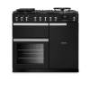 Rangemaster PRDL100DFPCBL-CM1 100cm Professional Deluxe Dual Fuel Charcoal Black Range Cooker