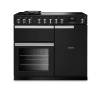 Rangemaster PRDL100EIPCBL-CM1 100cm Professional Deluxe Induction Charcoal Black Range Cooker