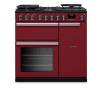 Rangemaster PRDL90DFPBOR-CM1 90cm Professional Deluxe Dual Fuel Bordeaux Range Cooker