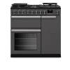 Rangemaster PRDL90DFPSLT-CM1 90cm Professional Deluxe Dual Fuel Slate Range Cooker
