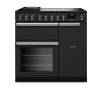 Rangemaster PRDL90EIPCBL-CM1 90cm Professional Deluxe Induction Charcoal Black Range Cooker