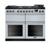 Rangemaster PRDLB110DFPMSB-CM1 110cm Professional Deluxe Dual Fuel Misty Blue Range Cooker with Slow Cooker