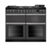 Rangemaster PRDLB110DFPSLT-CM1 110cm Professional Deluxe Dual Fuel Slate Range Cooker with Slow Cooker