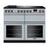Rangemaster PRDLB110EIPMSB-CM1 110cm Professional Deluxe Induction Misty Blue Range Cooker with Slow Cooker
