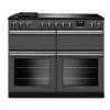 Rangemaster PRDLB110EIPSLT-CM1 110cm Professional Deluxe Induction Slate Range Cooker with Slow Cooker
