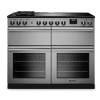 Rangemaster PRDLB110EISTST-CM1 110cm Professional Deluxe Induction Stainless Steel Range Cooker with Slow Cooker