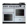 Rangemaster PRDLO110DFPMSB-CM1 110cm Professional Deluxe Dual Fuel Misty Blue Range Cooker