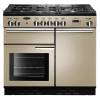 Rangemaster PROP100DFFCRC - 100cm Professional + Dual Fuel Cream Chrome Range Cooker 92610