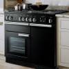 Rangemaster PROP100DFFGBC Black Chrome Range Cooker