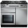 Rangemaster PROP100DFFSSC - 100cm Professional + Dual Fuel Stainless Steel Chrome Range Cooker 92590