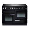 Rangemaster PROP110EIGBC - 110cm Professional + Electric Induction Black Chrome Range Cooker 91780