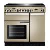 Rangemaster PROP90EICRC - 90cm Professional + Electric Induction Cream Chrome Range Cooker 91720