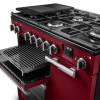 Rangemaster Professional 90 Bordeaux Flexi-Grill with four shelf positions and full or half-width grilling