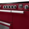 Rangemaster Professional 90 Bordeaux Induction Range Cooker close-up view of control knobs and LED touch display fascia