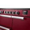 Rangemaster Professional Deluxe 100 Bordeaux Induction Range Cooker close-up view of control knobs and LED touch display fascia