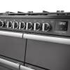 Rangemaster Professional Deluxe 110 Slate Dual Fuel Range Cooker close-up view of control knobs and LED touch display fascia