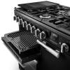 Rangemaster Professional Deluxe 90 Black Flexi-Grill with telescopic runners and full or half-width grilling