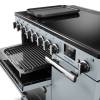 Rangemaster Professional Deluxe 90 Misty Blue Flexi-Grill with telescopic runners and full or half-width grilling
