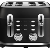 Rangemaster RMCL4S201BK 4 Slice Toaster - Matte Black