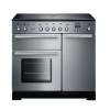 Rangemaster Toledo + TOLP90EISSC - 90cm Electric Induction Stainless Steel Chrome Range Cooker