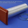 Rytons DVKIT100TC 100mm Direct Ventilation Kit - Terracotta Grille