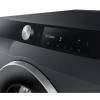 Samsung black heat pump tumble dryer with interior drum light
