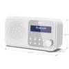 Sharp wireless radio Bluetooth speaker white